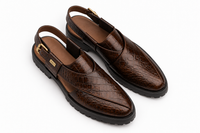 ZOLT Peshawari Croc Brown - top view