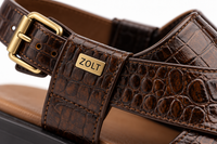 ZOLT Peshawari Croc Brown - badge view