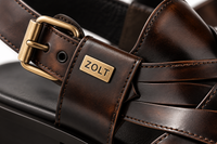 ZOLT PD Cross Brown - badge view